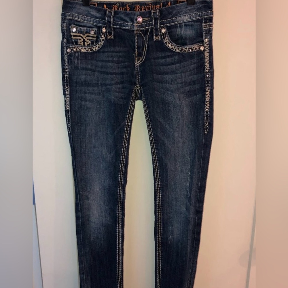 Rock Revival Kia skinny jeans size 26